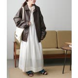 【Discoat】【India】袖バルーン切替ギャザーワンピース | PAL GROUP OUTLET | 詳細画像13 