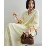 【Discoat】【India】袖バルーン切替ギャザーワンピース | PAL GROUP OUTLET | 詳細画像26 