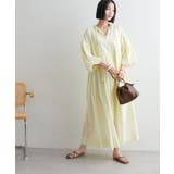 【Discoat】【India】袖バルーン切替ギャザーワンピース | PAL GROUP OUTLET | 詳細画像15 