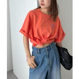 【Discoat】ミックスフォントバックグラフィックT | PAL GROUP OUTLET | 詳細画像3 