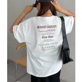 【Discoat】ミックスフォントバックグラフィックT | PAL GROUP OUTLET | 詳細画像1 