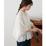 【Discoat】【India】袖フレアスキッパーブラウス | PAL GROUP OUTLET | 詳細画像5 