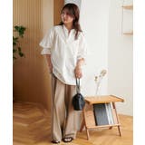 【Discoat】ピンタックスキッパーブラウス | PAL GROUP OUTLET | 詳細画像7 