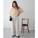 【Discoat】シアー半袖クロップドシャツ | PAL GROUP OUTLET | 詳細画像21 