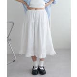 【Discoat】【umm】ピンタックレースフレアスカート | PAL GROUP OUTLET | 詳細画像3 