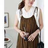 【Discoat】サラモチ衿付き前開きノースリーブ | PAL GROUP OUTLET | 詳細画像9 