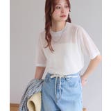 【Discoat】シアー半袖プルオーバー | PAL GROUP OUTLET | 詳細画像1 