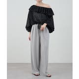 【SHENERY】ハイウエストタックワイドパンツ | PAL GROUP OUTLET | 詳細画像27 