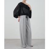 【SHENERY】ハイウエストタックワイドパンツ | PAL GROUP OUTLET | 詳細画像33 