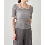 【SHENERY】バックデザインリブトップス | PAL GROUP OUTLET | 詳細画像22 