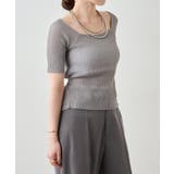 【SHENERY】バックデザインリブトップス | PAL GROUP OUTLET | 詳細画像23 