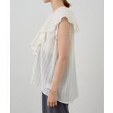 【SHENERY】ストライプフリルカラーブラウス | PAL GROUP OUTLET | 詳細画像49 