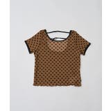 【mystic】[mline]半袖プリントチュールトップス | PAL GROUP OUTLET | 詳細画像11 