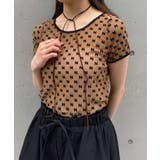 【mystic】[mline]半袖プリントチュールトップス | PAL GROUP OUTLET | 詳細画像5 