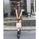 【mystic】[mline]半袖プリントチュールトップス | PAL GROUP OUTLET | 詳細画像18 