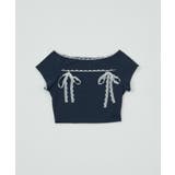 【mystic】[mline]バストリボンカットソー | PAL GROUP OUTLET | 詳細画像4 