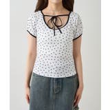 【mystic】[mline]ドットリボンＴシャツ | PAL GROUP OUTLET | 詳細画像7 