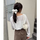 【mystic】ギャザーリボンボレロ | PAL GROUP OUTLET | 詳細画像10 