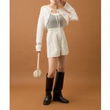 【mystic】ギャザーリボンボレロ | PAL GROUP OUTLET | 詳細画像12 