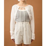 【mystic】ギャザーリボンボレロ | PAL GROUP OUTLET | 詳細画像14 