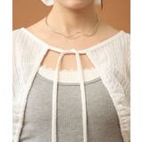 【mystic】ギャザーリボンボレロ | PAL GROUP OUTLET | 詳細画像17 