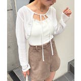 【mystic】ギャザーリボンボレロ | PAL GROUP OUTLET | 詳細画像5 