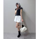 【mystic】[mline]シャーリングフレンチブラウス | PAL GROUP OUTLET | 詳細画像21 