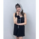 【mystic】[mline]ベロアリボンミニワンピ | PAL GROUP OUTLET | 詳細画像2 