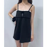 【mystic】[mline]ベロアリボンミニワンピ | PAL GROUP OUTLET | 詳細画像4 