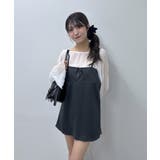 【mystic】[mline]ベロアリボンミニワンピ | PAL GROUP OUTLET | 詳細画像6 