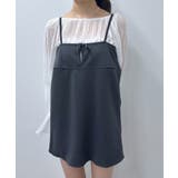 【mystic】[mline]ベロアリボンミニワンピ | PAL GROUP OUTLET | 詳細画像8 