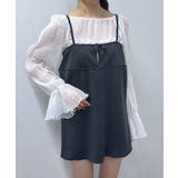 【mystic】[mline]ベロアリボンミニワンピ | PAL GROUP OUTLET | 詳細画像9 