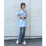 【mystic】[mline]オフショルシャツミニワンピ | PAL GROUP OUTLET | 詳細画像6 
