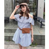 【mystic】[mline]オフショルシャツミニワンピ | PAL GROUP OUTLET | 詳細画像18 