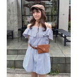 【mystic】[mline]オフショルシャツミニワンピ | PAL GROUP OUTLET | 詳細画像20 