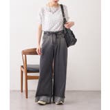 【w closet】半袖フラワーレースジャガードT | PAL GROUP OUTLET | 詳細画像30 