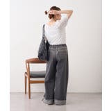 【w closet】半袖フラワーレースジャガードT | PAL GROUP OUTLET | 詳細画像34 