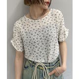 【w closet】半袖フラワーレースジャガードT | PAL GROUP OUTLET | 詳細画像38 