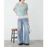 【w closet】半袖W ZIPリブカーデ | PAL GROUP OUTLET | 詳細画像36 