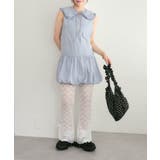 【w closet】シュシュ衿付きバルーンワンピ | PAL GROUP OUTLET | 詳細画像48 