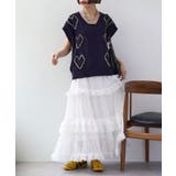 【w closet】ハート刺繍ニットベスト | PAL GROUP OUTLET | 詳細画像25 