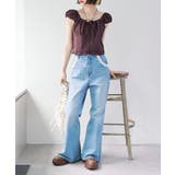 【w closet】レース付きフレアデニムパンツ | PAL GROUP OUTLET | 詳細画像22 