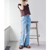 【w closet】レース付きフレアデニムパンツ | PAL GROUP OUTLET | 詳細画像23 