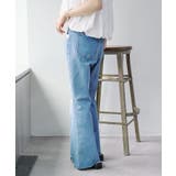 【w closet】レース付きフレアデニムパンツ | PAL GROUP OUTLET | 詳細画像5 