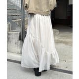 【w closet】シアーティアードスカート | PAL GROUP OUTLET | 詳細画像7 