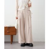 【w closet】リボンタックパンツ | PAL GROUP OUTLET | 詳細画像1 