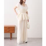 【w closet】フリル衿付きオールインワン | PAL GROUP OUTLET | 詳細画像10