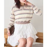 【w closet】ボーダーポロニット | PAL GROUP OUTLET | 詳細画像1 