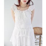 【w closet】シフリーレースパフブラウス | PAL GROUP OUTLET | 詳細画像2 