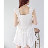 【w closet】シフリーレースパフブラウス | PAL GROUP OUTLET | 詳細画像7 